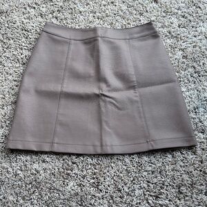 Women’s vegan leather skirt